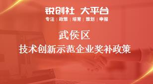 武侯區(qū)技術創(chuàng)新示范企業(yè)相關配套獎補政策