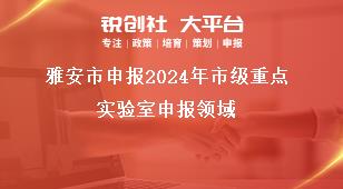 雅安市申報2024年市級重點實驗室申報領(lǐng)域獎補政策
