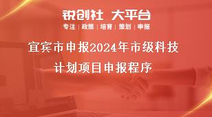 宜賓市申報(bào)2024年市級(jí)科技計(jì)劃項(xiàng)目申報(bào)程序獎(jiǎng)補(bǔ)政策